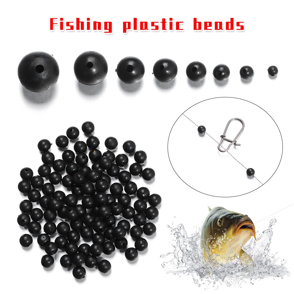 Fishing Lure Accessories - 100 pz/lotto perline da pesca Space