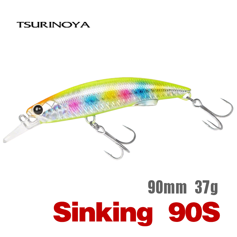 Fishing Lure Buzzbait - TSURINOYA 90S Pesante Minnow Affondamento Richiamo