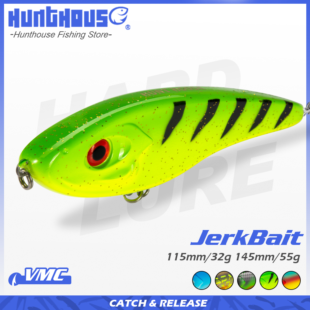 Fishing Lure Jerkbait - Hunthouse Jerkbait Musky Buster Esca da
