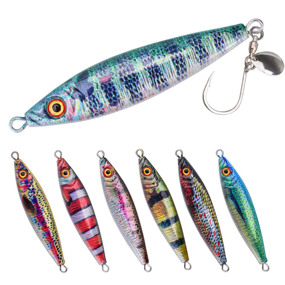 Fishing Lure Blade Bait - Esca Artificiale in Metallo con Pale