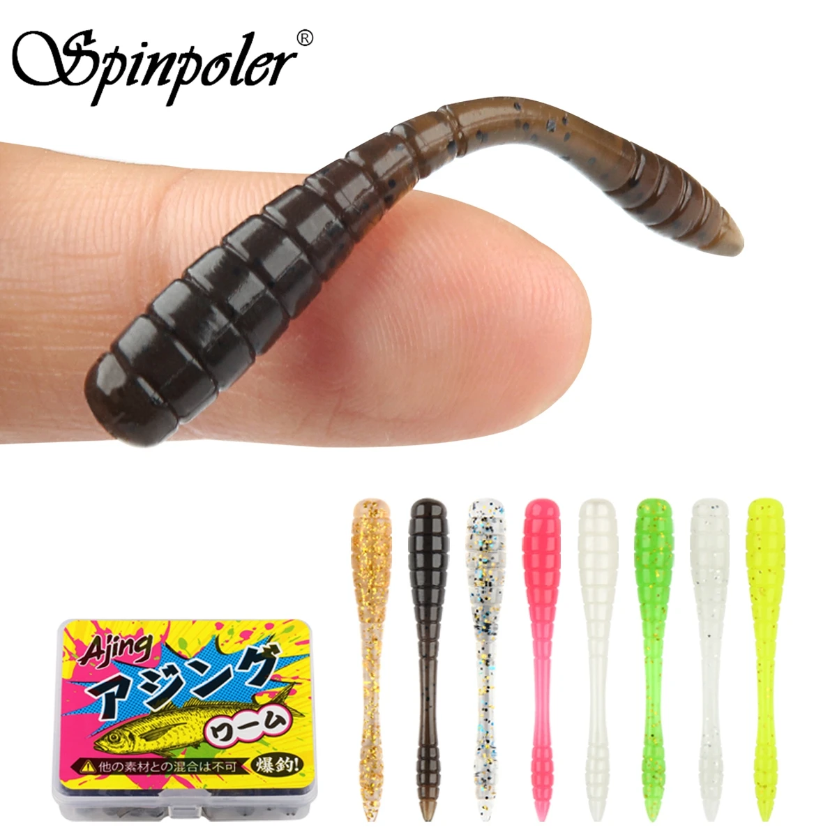 Fishing Lure Topwater - Spinpoler TPR Ajing Esche morbide Esca
