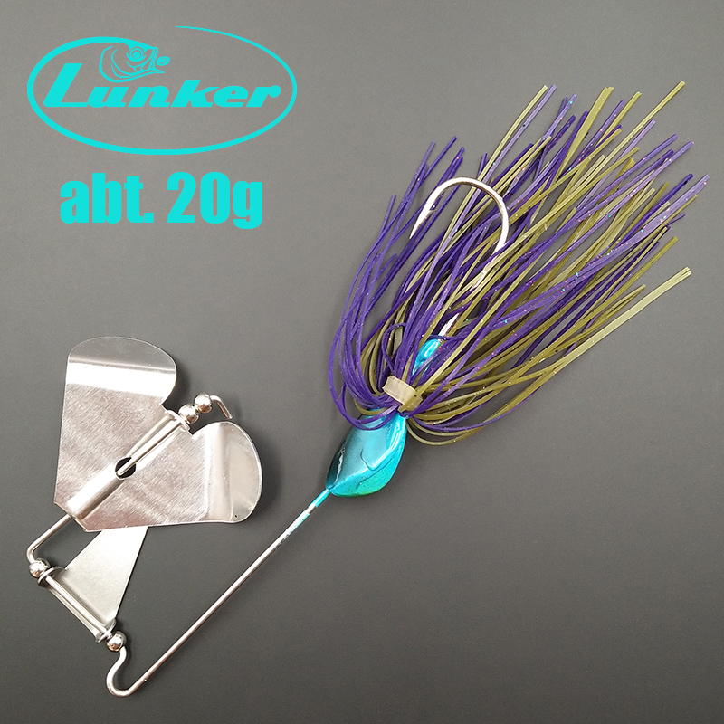 Fishing Lure Buzzbait - Wusanban Lunker Spinner Esche Esca da