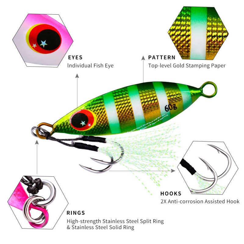Metallo Lento Jig Lure Duro Ar - Fishing Lure Buzzbait recensione e prezzo